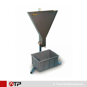 تجهیزات تعیین زمان روانی بتن به روش آزمایش قیف-V