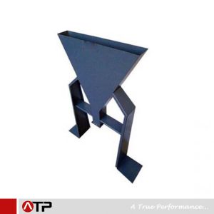 دستگاه تعیین زمان جاری شدن به روش قیف V شکل