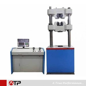 دستگاه کشش میلگرد یونیورسال هیدرولیکی با نمایشگر همراه با سیستم کنترل کامپیوتری مدل WEW